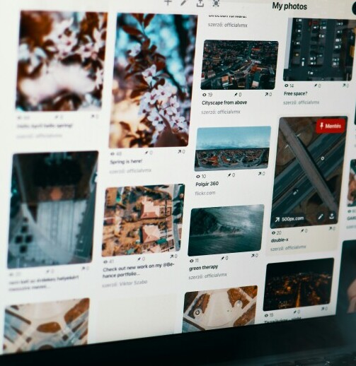 Image showing different social media icons