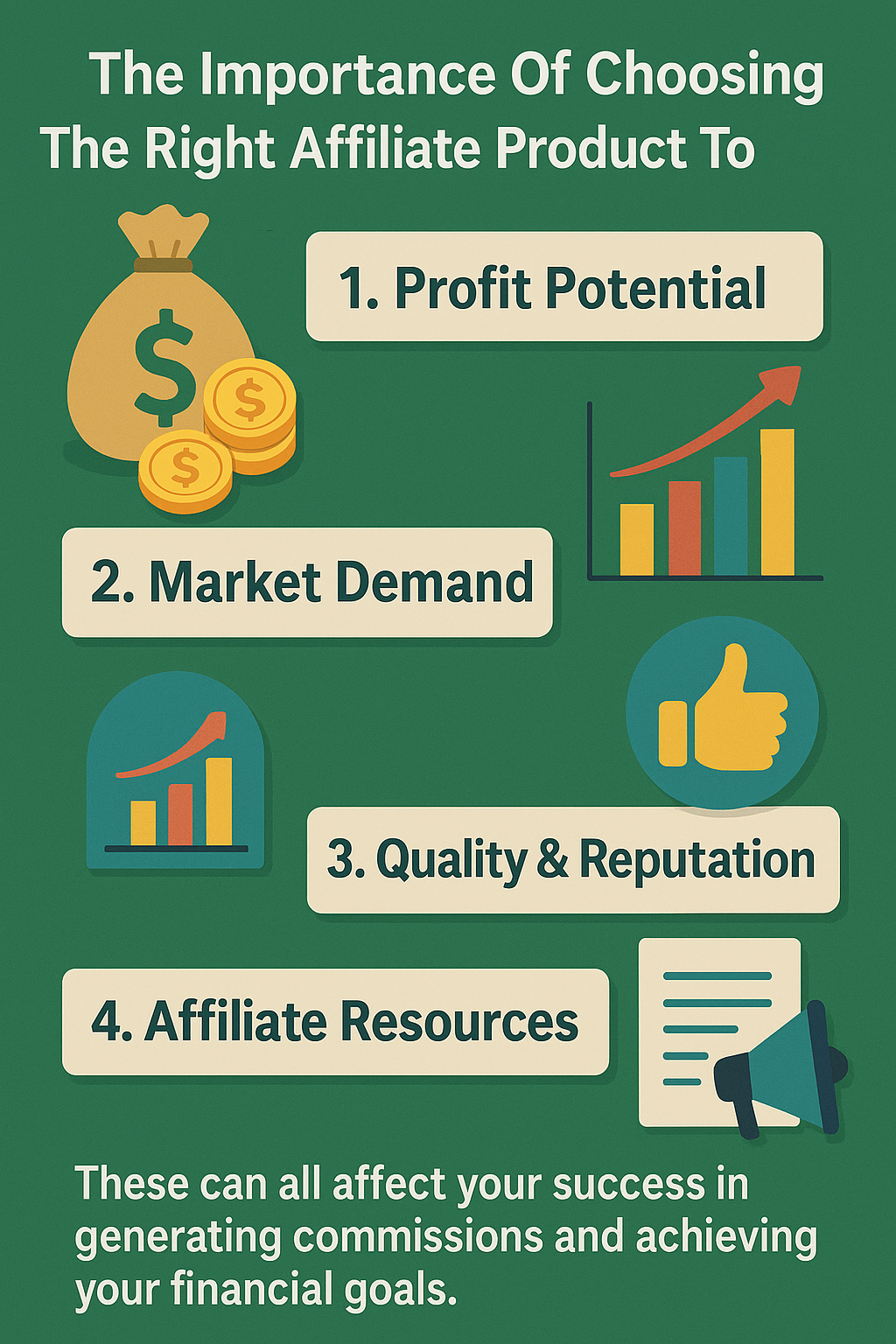 Choosing the right affilaigte producgt