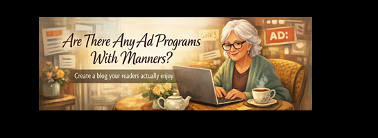 Header image with text Are there any AD programs that have manners?